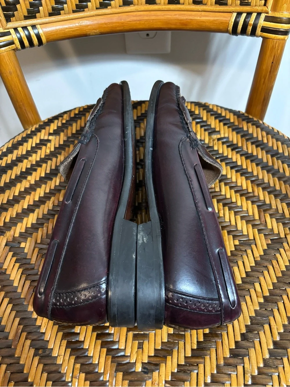 GH Bass Brompton Kiltie Tassel Loafers Leather 9.5D Preppy